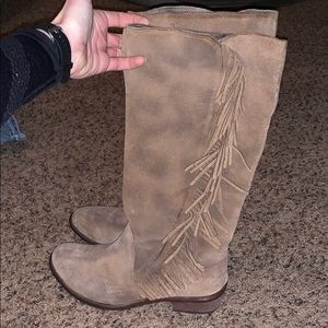 Roper suede fringe boot